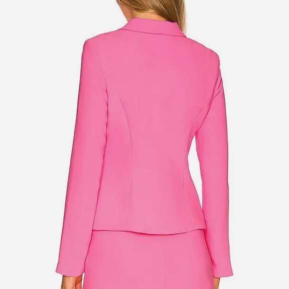 AMANDA UPRICHARD Dovima Blazer “Shocking” Pink Women’s Medium NWOT’s - Picture 3 of 16